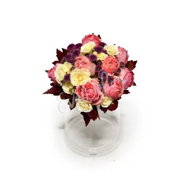 Svatební kytice Anglická lady - EvaDekor rovoz květin po Praze